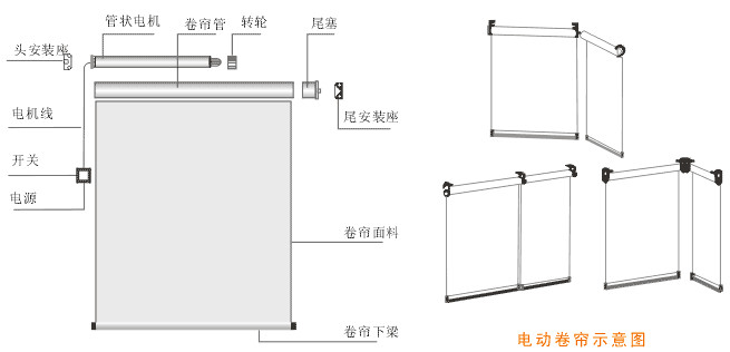 济南电动窗帘